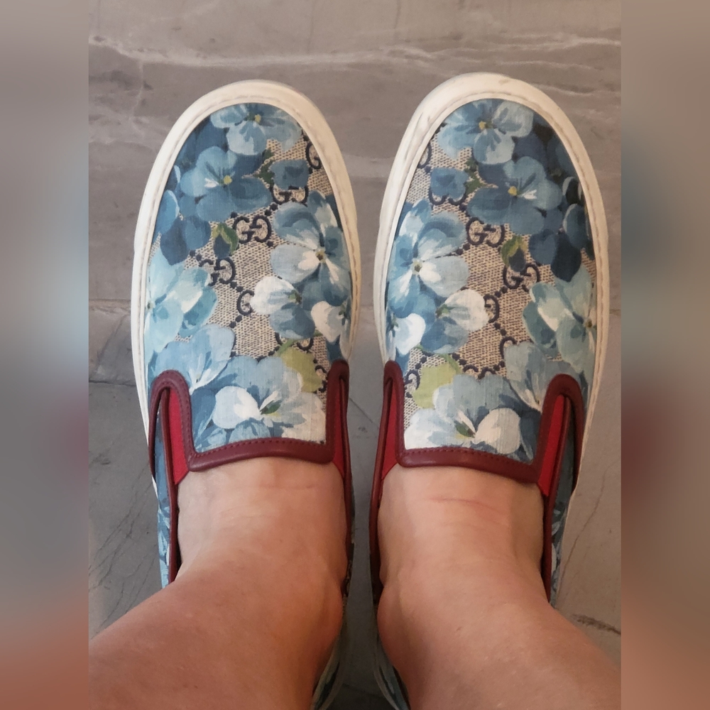 GUCCI BLOOM slip on sneakers sz 38